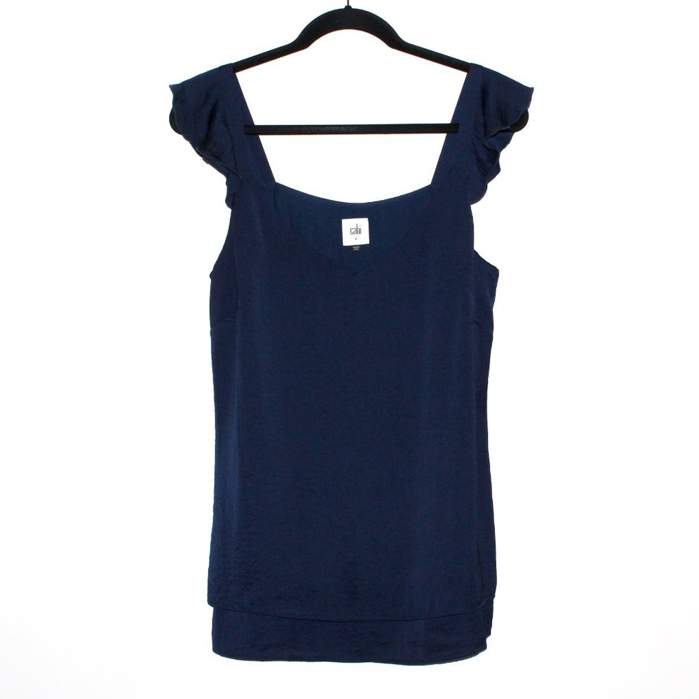 Cabi "Handy Cami" Ruffle Strap Top